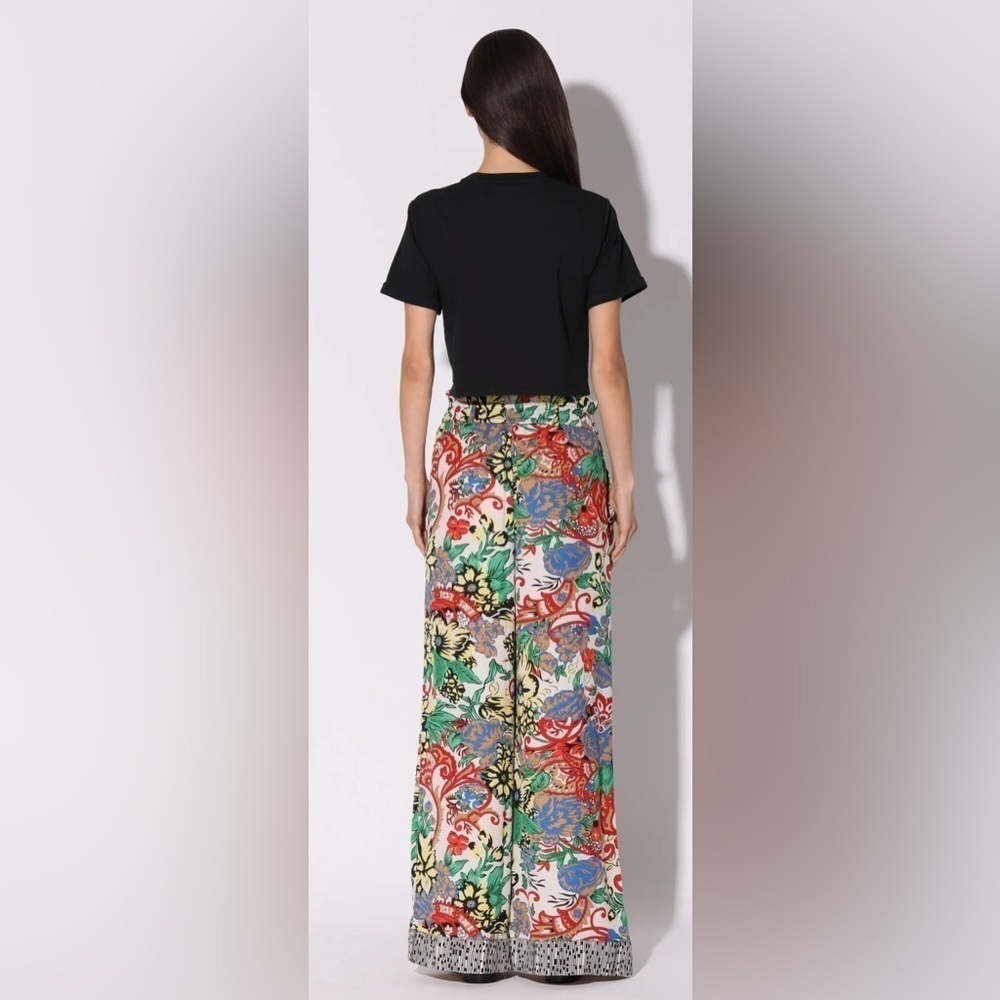 Sabrina Crystal Flowers Pants - Picture 2 of 8